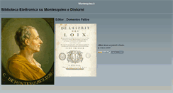 Desktop Screenshot of montesquieu.it